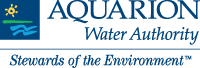 Aquarion Water Authority - Alliance for Water Efficiency Aquarion Water Authority logo featuring a sun, waves, and the slogan 'Stewards of the Environment'.