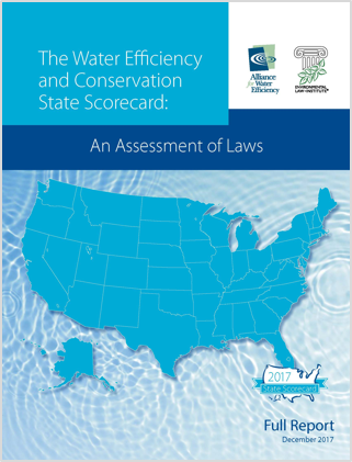 2017 water efficiency conservation scorecard cover