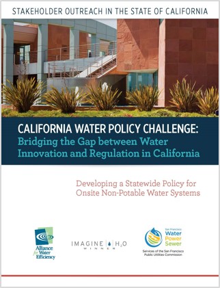 California water policy challenge stakeholder outreach cover