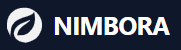 Nimbora logo featuring a circular swoosh emblem next to the word NIMBORA on a dark blue background.
