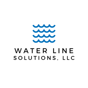 Blue stacked waves icon representing water or ocean.